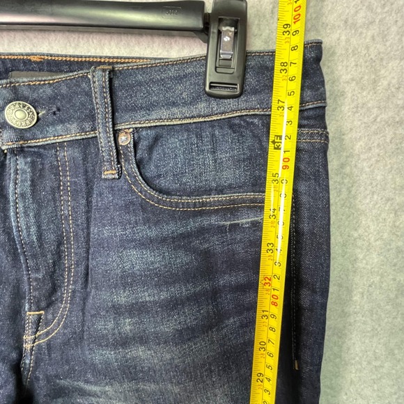 Express Jeans Men 34x27.5 Blue Denim Skinny Fit Stretch‎ Y2K Casual Faded - Picture 7 of 12